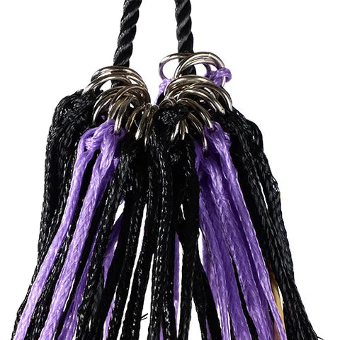 Hay net slow feeder 100cm -5cm black/ purple
