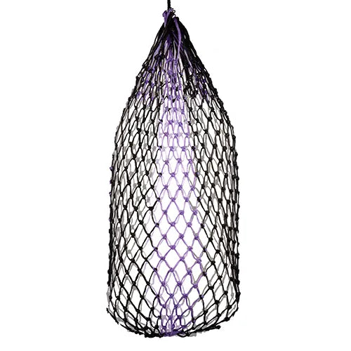 Hay net slow feeder 100cm -5cm black/ purple